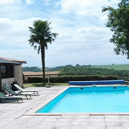 度假居 Maison Avec Vue Et Piscine Esperce